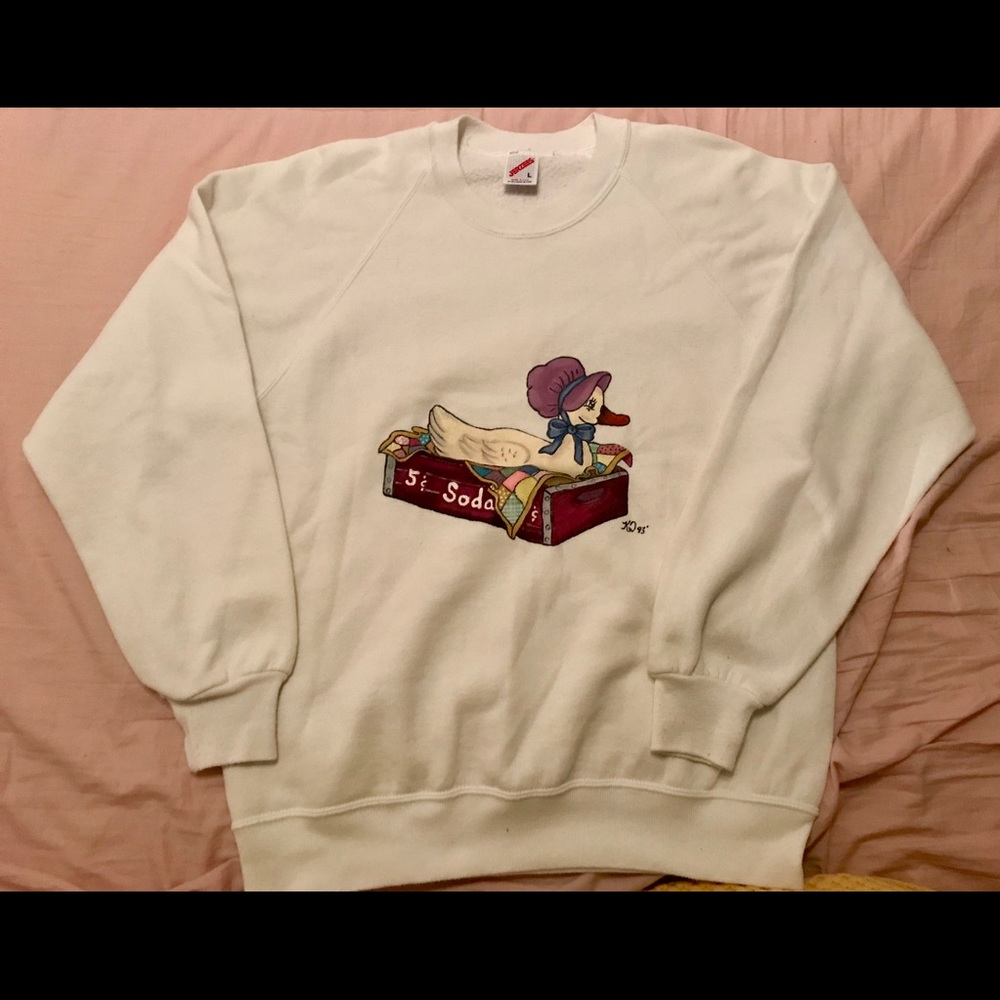 Vintage hand painted sweatshirt
